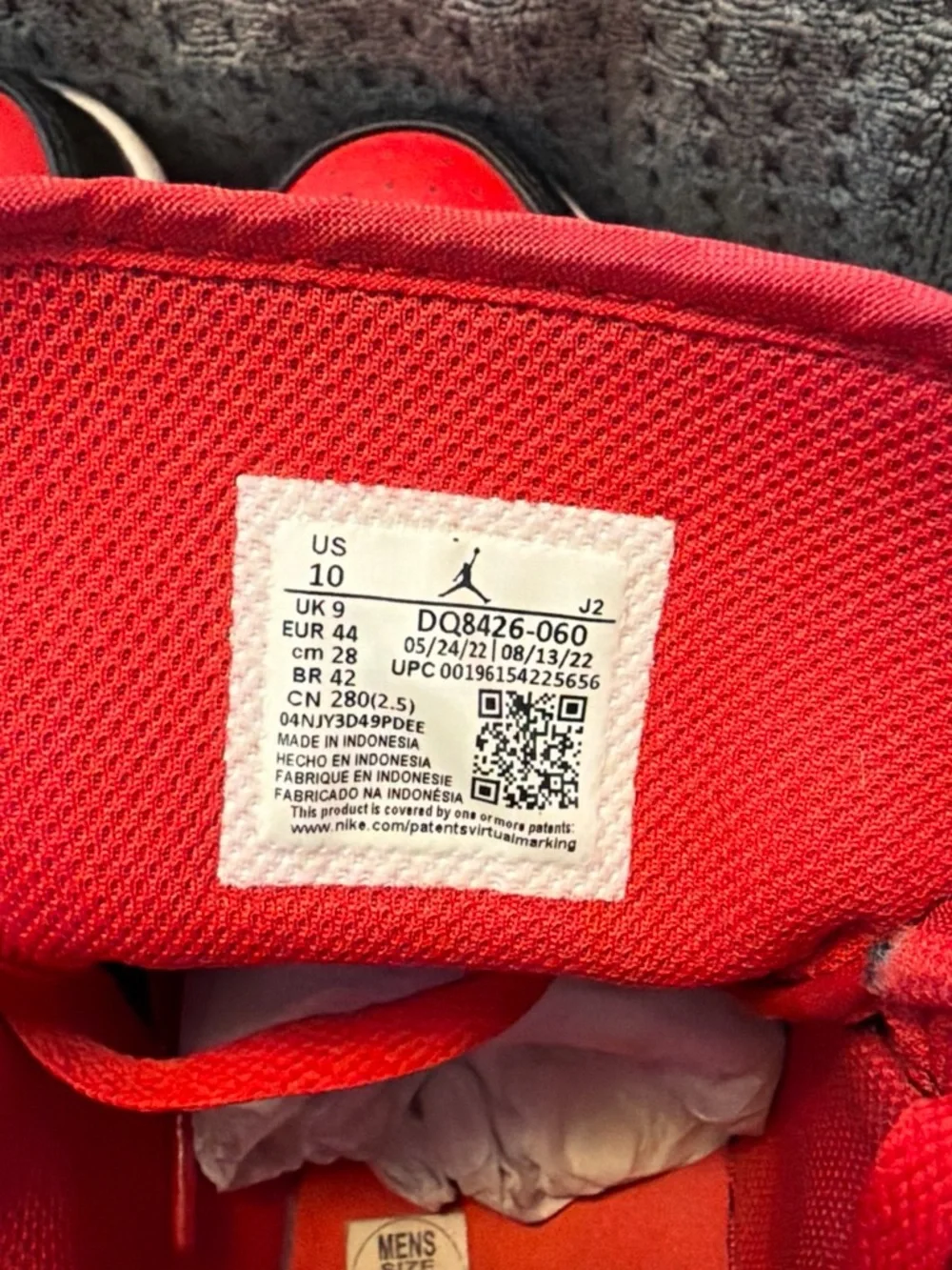 Air Jordan 1 Mid Black and Red High-Top Sneakers